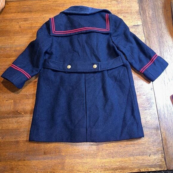 LC Tailorwear Double Breasted Wool Pea Coat - Picture 2 of 5